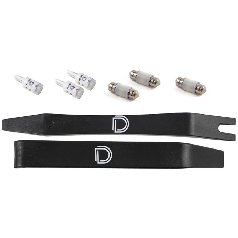 Diode Dynamics Interior LED Bulb Lighting Kit (Stage 2, Cool White), 2008-2014 WRX
