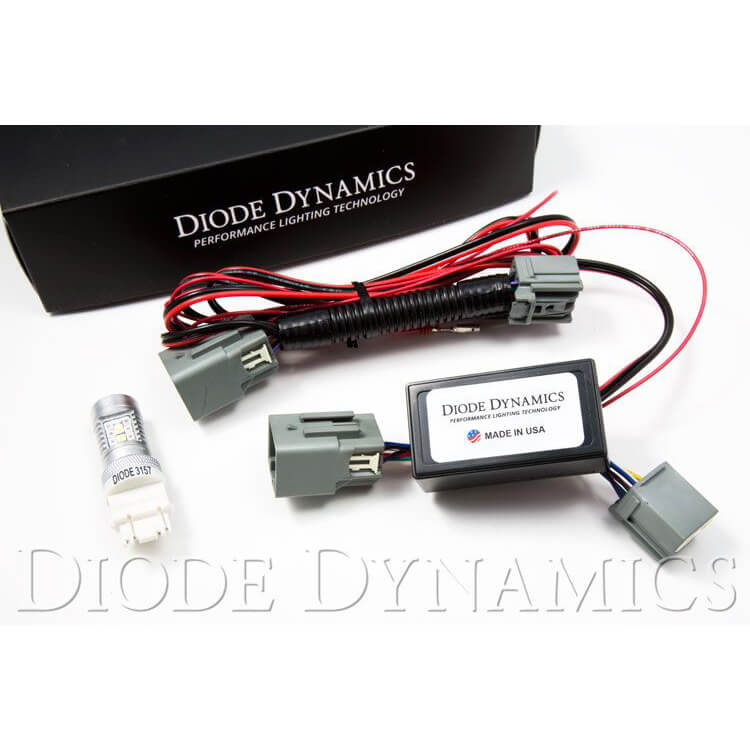 Diode Dynamics LED 4th Brake Module (Red/White), 2015-2021 Mustang - Angle 3