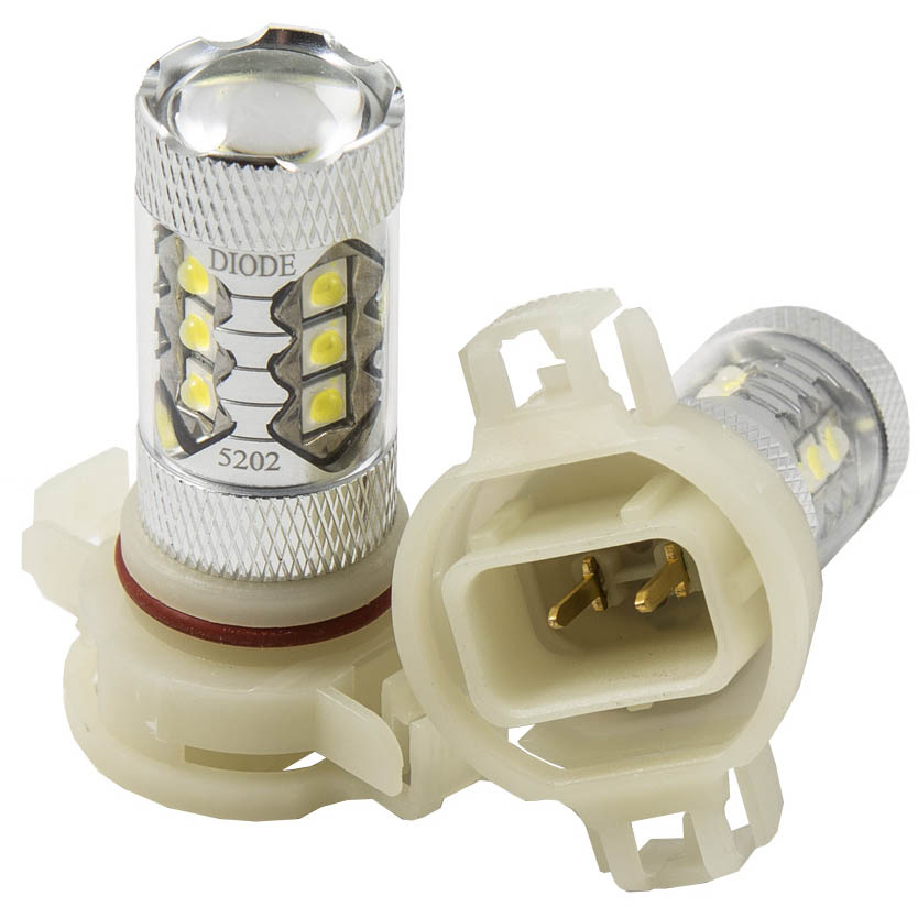 Diode Dynamics PSX24W XP80 LED Fog Light Bulbs (Cool White, 510 Lumens, Pair), 2013-2016 BRZ & FR-S