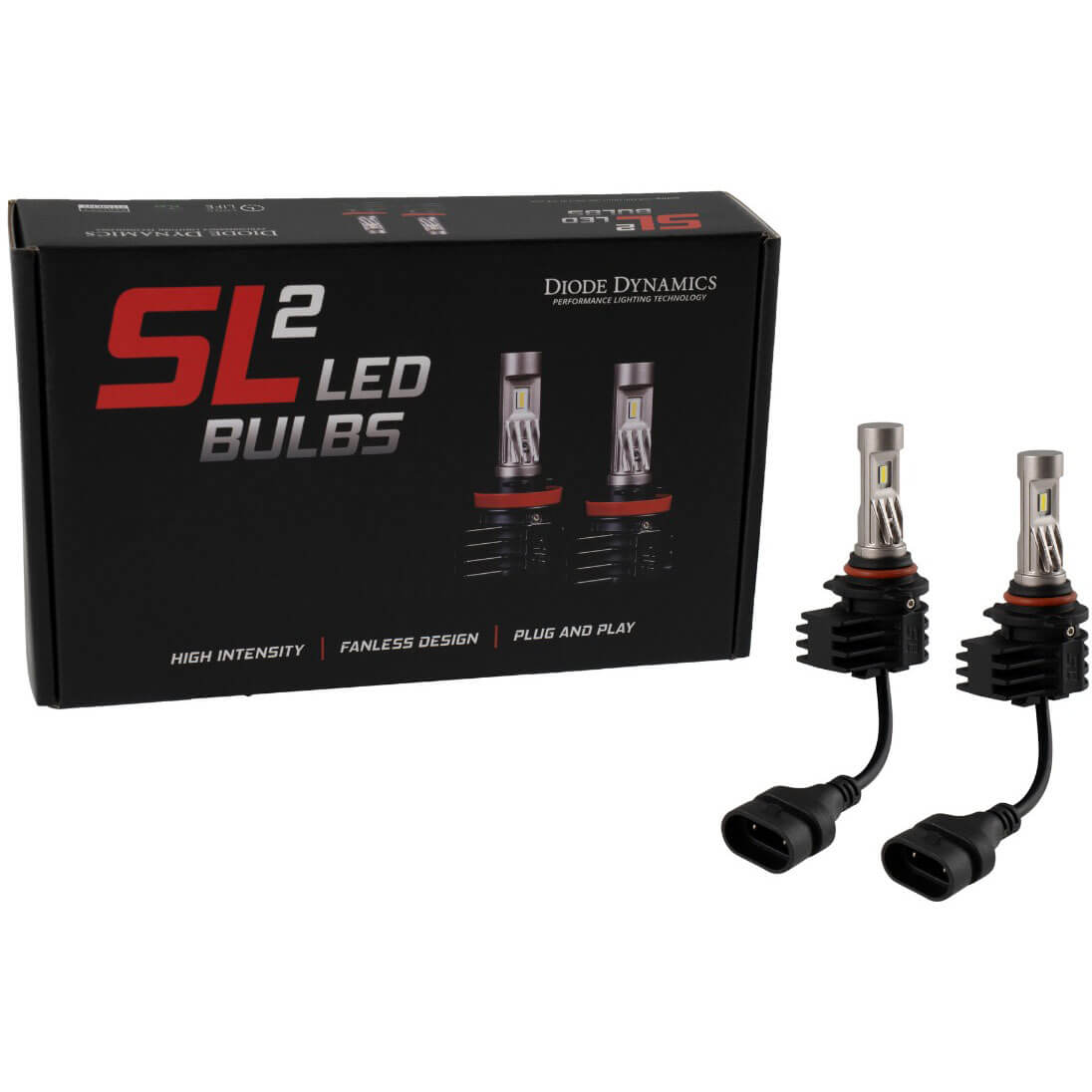 Diode Dynamics SL2 LED Bulbs (9006/9012, White, Pair/2), 2008-2014 WRX & STi - Angle 3