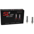Diode Dynamics SL2 LED Bulbs (H1, Yellow, Pair/2) - Angle 2