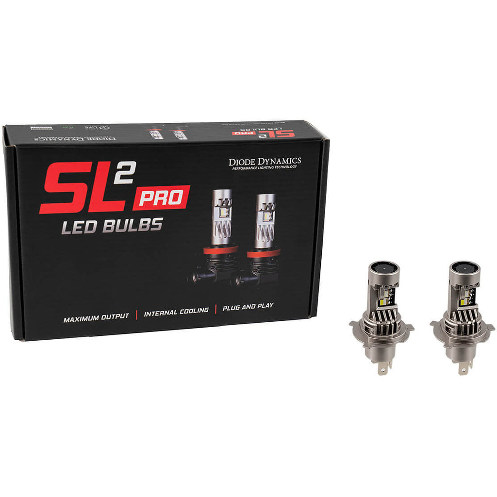 Diode Dynamics SL2 Pro LED Bulbs (H4, White, Pair/2) - Angle 2