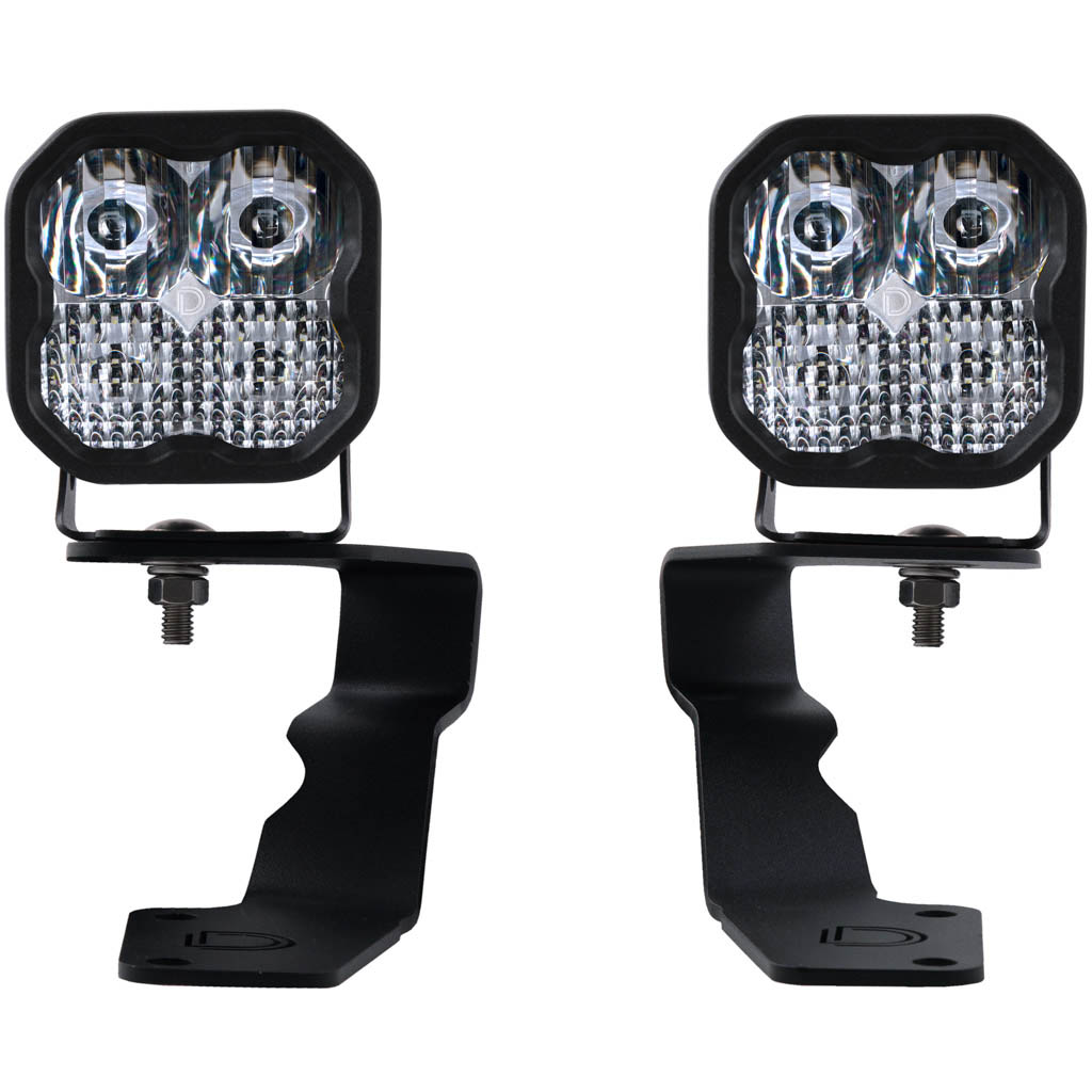 Diode Dynamics SS3 LED Ditch Light Kit Pro (Combo, White), 2015-2021 WRX & 2015-2021 STi