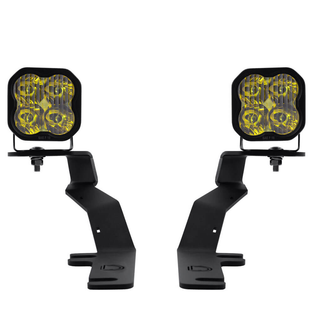 Diode Dynamics SS3 LED Ditch Light Kit Pro (Combo, Yellow), 2017-2020 F-150 Raptor