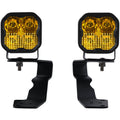 Diode Dynamics SS3 LED Ditch Light Kit Pro (Combo, Yellow), 2015-2021 WRX & 2015-2021 STi