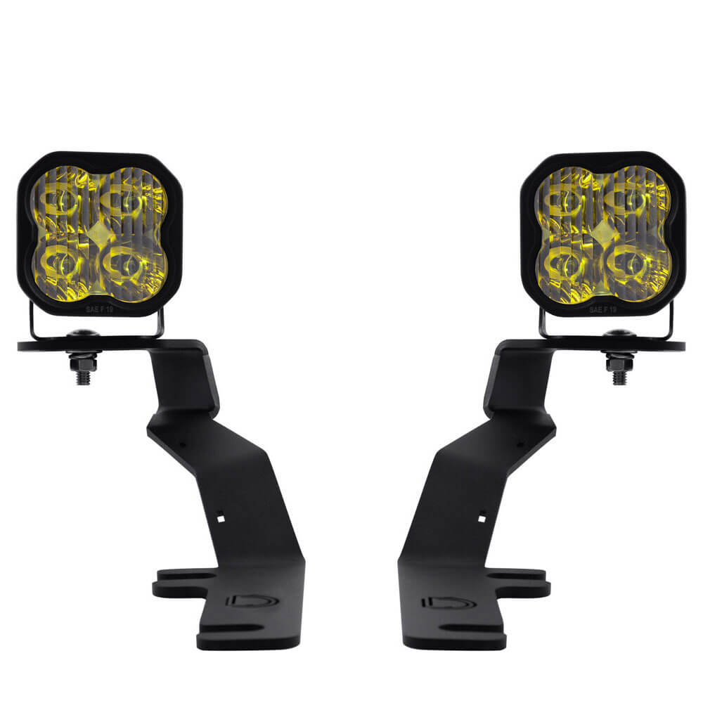 Diode Dynamics SS3 LED Ditch Light Kit Sport (Combo, Yellow), 2017-2020 F-150 Raptor