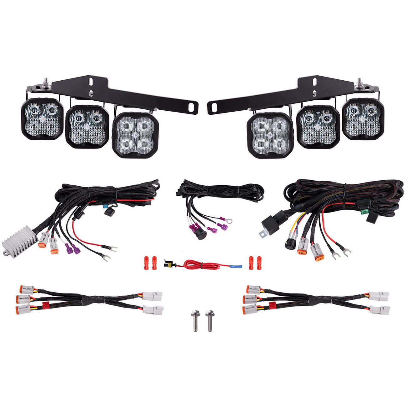 Diode Dynamics SS3 Max LED Fog Light Kit (SAE Fog, White), 2017-2020 F-150 Raptor