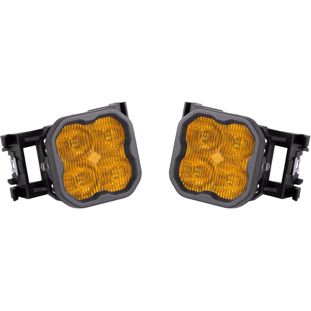 Diode Dynamics SS3 Max LED Fog Light Kit (SAE Fog, Yellow), 2011-2014 STi