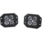 Diode Dynamics SS3 Pro ABL Flush LED Pods (White, SAE Driving, Pair/2)