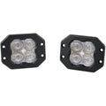 Diode Dynamics SS3 Pro ABL Flush LED Pods (White, SAE Fog, Pair/2)