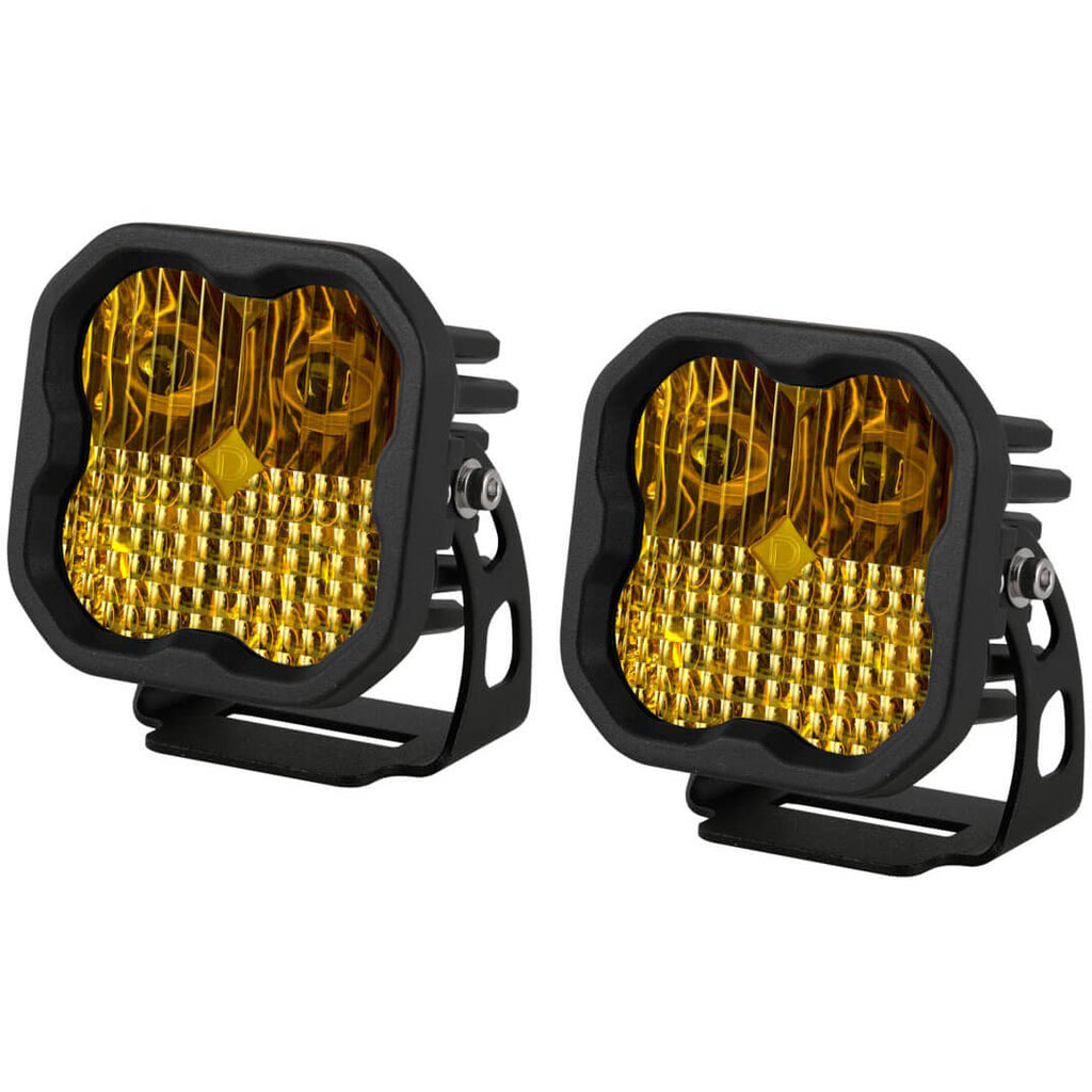 Diode Dynamics SS3 Pro ABL LED Pods (Yellow, Combo, Pair/2)