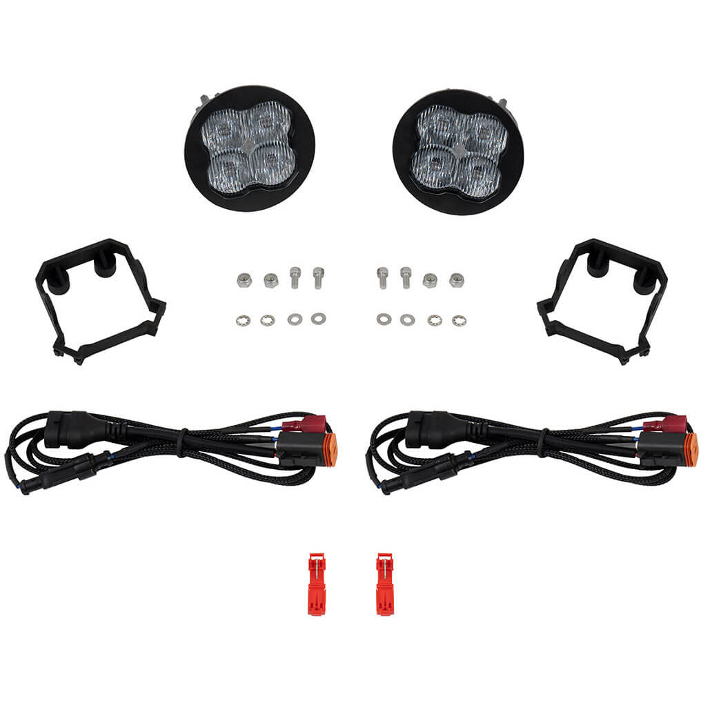 Diode Dynamics SS3 Pro LED Fog Light Kit (SAE Fog, White, Pair/2), 2009-2013 Forester