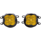 Diode Dynamics SS3 Pro LED Fog Light Kit (SAE Fog, Yellow), 2015-2017 Legacy