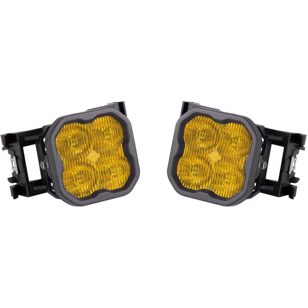 Diode Dynamics SS3 Pro LED Fog Light Kit (SAE Fog, Yellow), 2011-2014 STi