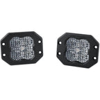 Diode Dynamics SS3 Sport ABL Flush LED Pods (White, Flood, Pair/2)