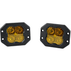 Diode Dynamics SS3 Sport ABL Flush LED Pods (Yellow, Combo, Pair/2)