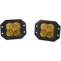 Diode Dynamics SS3 Sport ABL Flush LED Pods (Yellow, Driving, Pair/2)