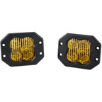 Diode Dynamics SS3 Sport ABL Flush LED Pods (Yellow, Driving, Pair/2)