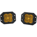 Diode Dynamics SS3 Sport ABL Flush LED Pods (Yellow, Flood, Pair/2)