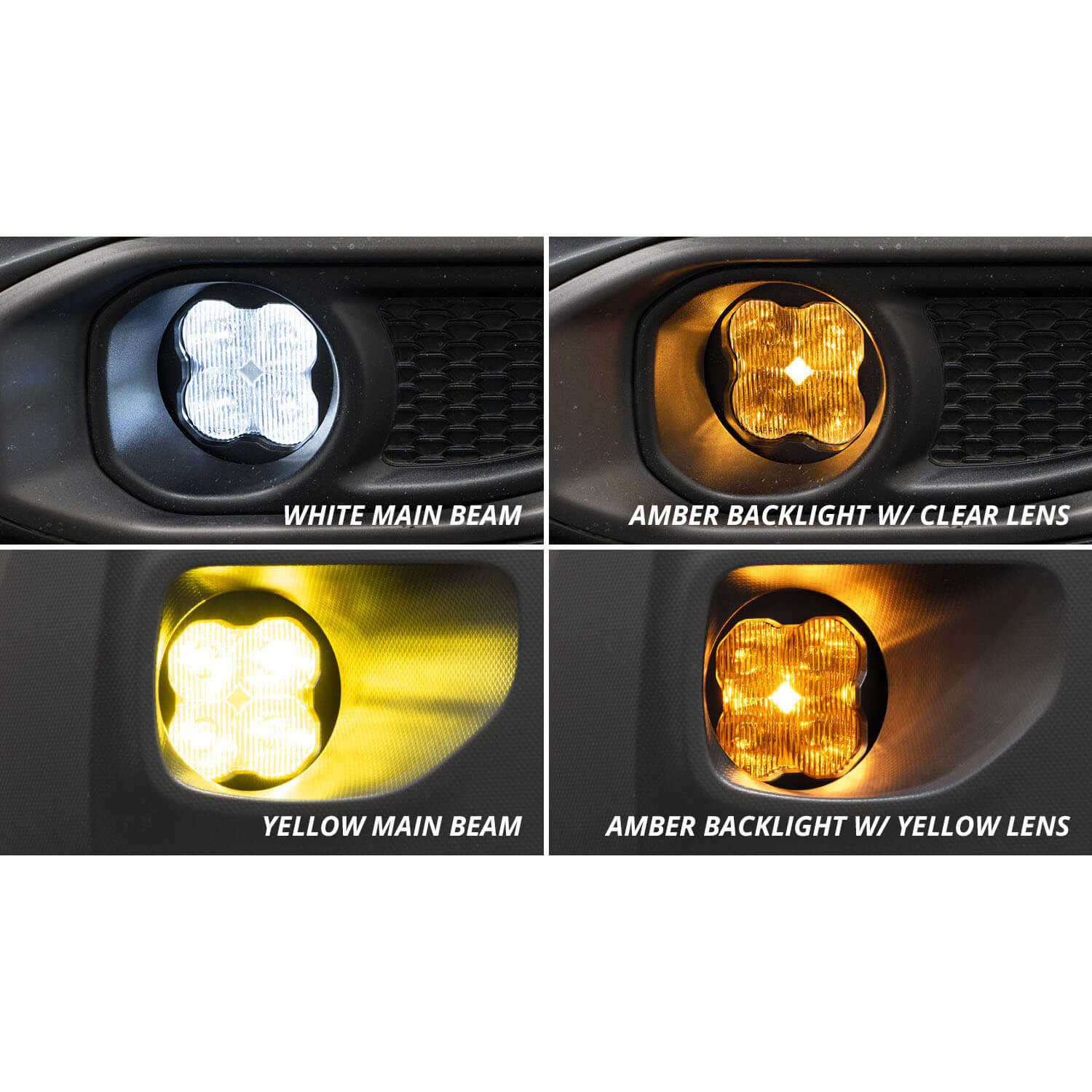 Diode Dynamics SS3 Sport LED Fog Light Kit (SAE Fog, White), 2015-2017 Legacy - Angle 2