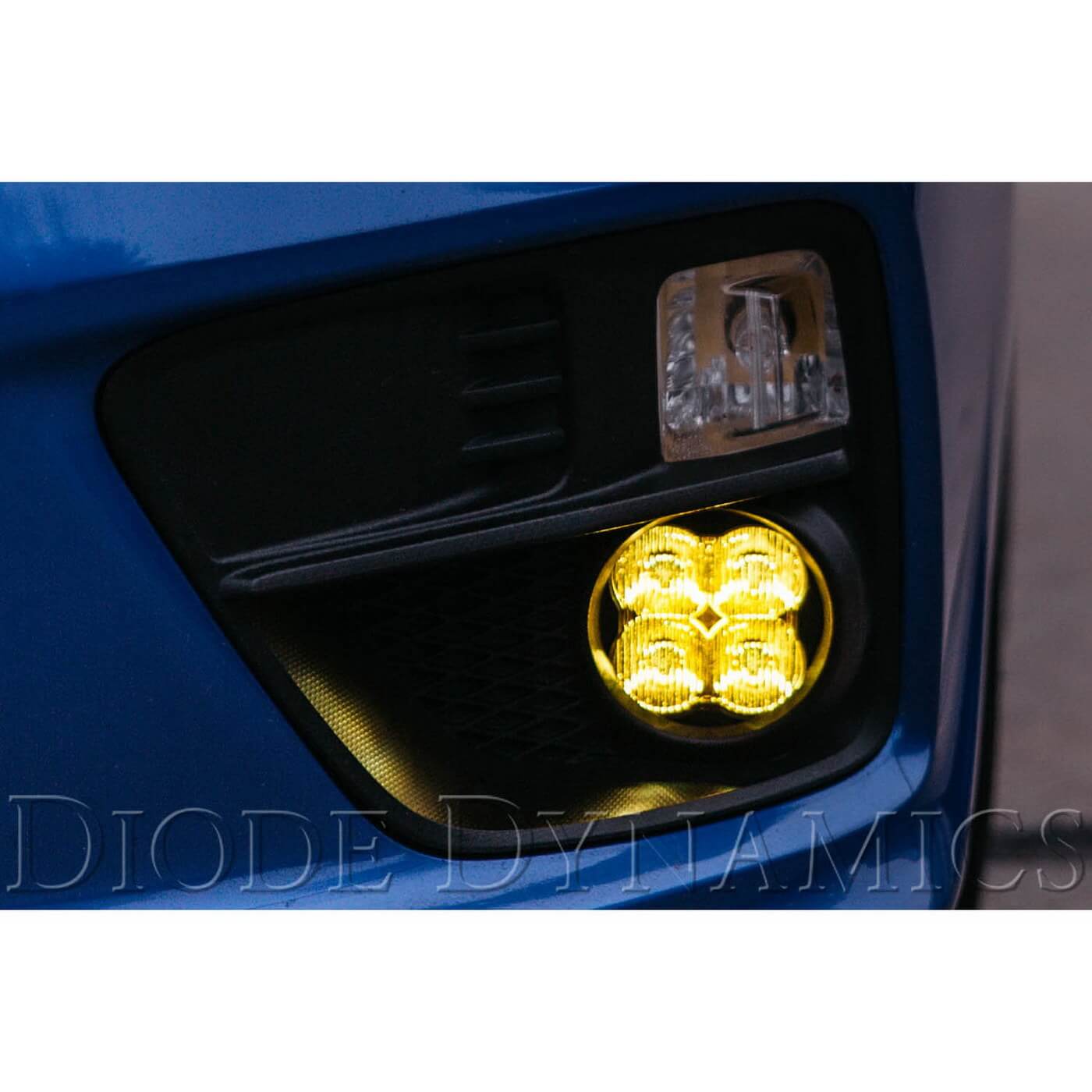 Diode Dynamics SS3 Sport LED Fog Light Kit (SAE Fog, Yellow), 2015-2017 WRX/STi & 2013-2016 BRZ - Angle 2