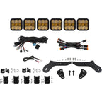 Diode Dynamics SS5 Pro CrossLink Grille LED Lightbar Kit (Combo, Yellow), 2017-2020 F-150 Raptor