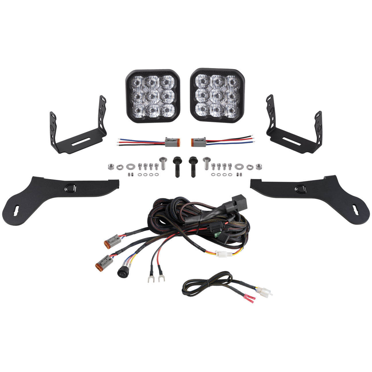 Diode Dynamics SS5 Sport Bumper LED Pod Light Kit (Driving, White), 2017-2020 F-150 Raptor