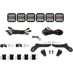 Diode Dynamics SS5 Sport CrossLink Grille LED Lightbar Kit (Combo, White), 2017-2020 F-150 Raptor