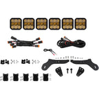 Diode Dynamics SS5 Sport CrossLink Grille LED Lightbar Kit (Combo, Yellow), 2017-2020 F-150 Raptor