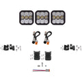 Diode Dynamics SS5 Sport Universal CrossLink 3-Pod Lightbar White Combo