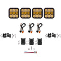Diode Dynamics SS5 Sport Universal CrossLink 4-Pod Lightbar Yellow Combo