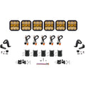 Diode Dynamics SS5 Sport Universal CrossLink 6-Pod Lightbar Yellow Combo