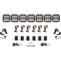 Diode Dynamics SS5 Sport Universal CrossLink 7-Pod Lightbar White Combo
