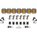 Diode Dynamics SS5 Sport Universal CrossLink 7-Pod Lightbar Yellow Combo