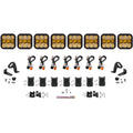 Diode Dynamics SS5 Sport Universal CrossLink 8-Pod Lightbar Yellow Combo