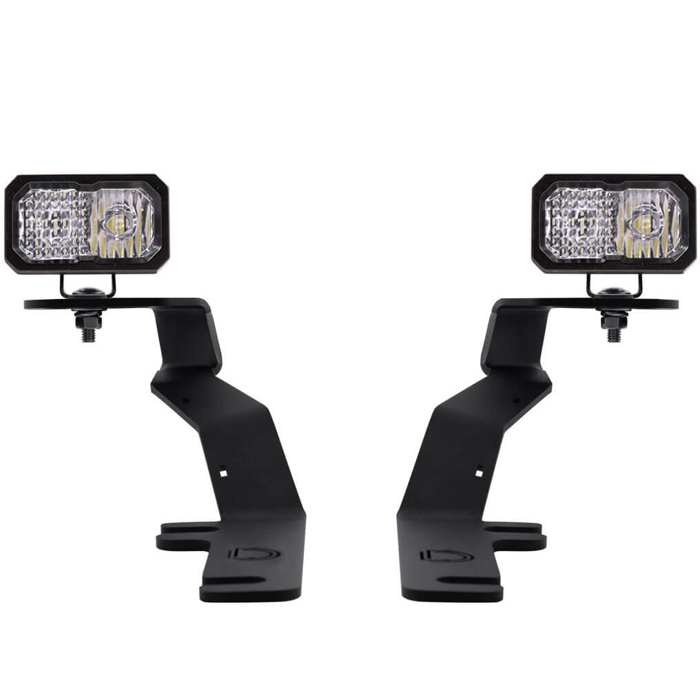 Diode Dynamics SSC2 LED Ditch Light Kit Pro (Combo, White), 2017-2020 F-150 Raptor