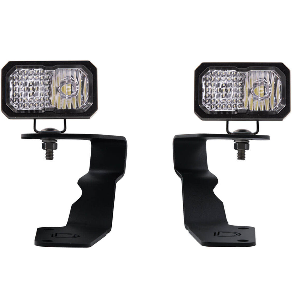 Diode Dynamics SSC2 LED Ditch Light Kit Pro (Combo, White), 2015-2021 WRX & 2015-2021 STi