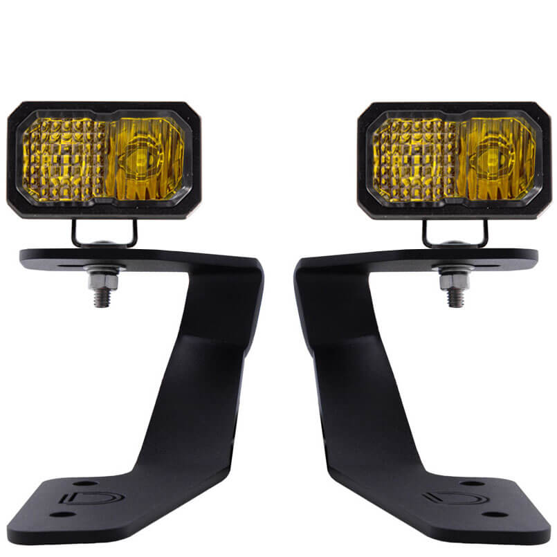 Diode Dynamics SSC2 LED Ditch Light Kit Pro (Combo, Yellow), 2022-2025 WRX & 2018-2023 Crosstrek