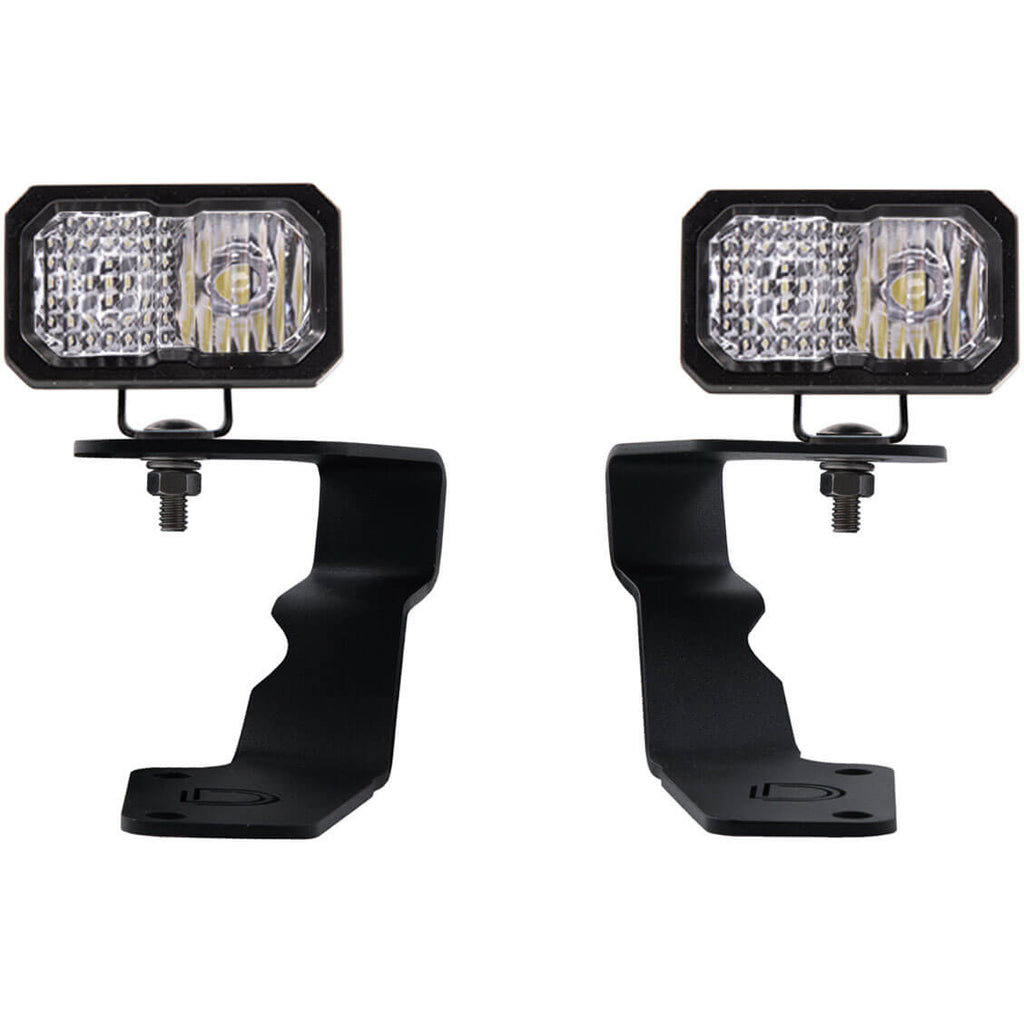 Diode Dynamics SSC2 LED Ditch Light Kit Sport (Combo, White), 2015-2021 WRX & 2015-2021 STi