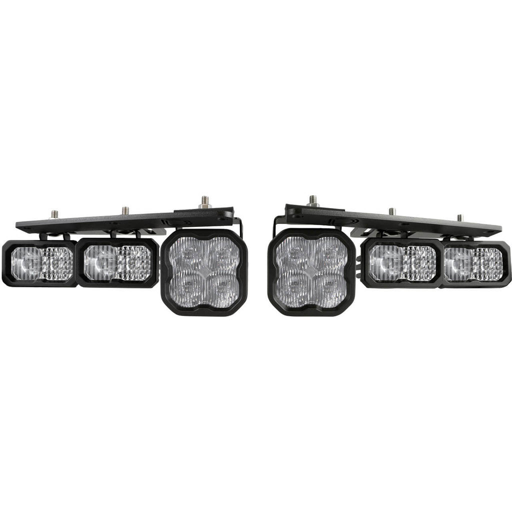 Diode Dynamics Stage Series Fog Pocket Kit White Pro, 2021 Bronco