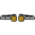 Diode Dynamics Stage Series Fog Pocket Kit Yellow Pro, 2021 Bronco