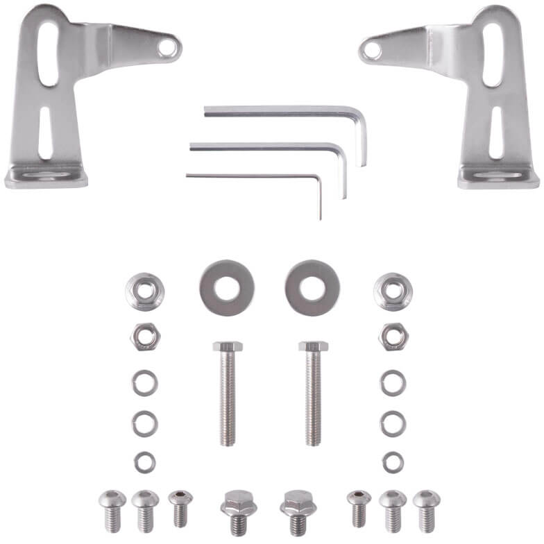 Diode Dynamics Stage Series Lightbar Universal Bracket Kit - Angle 2