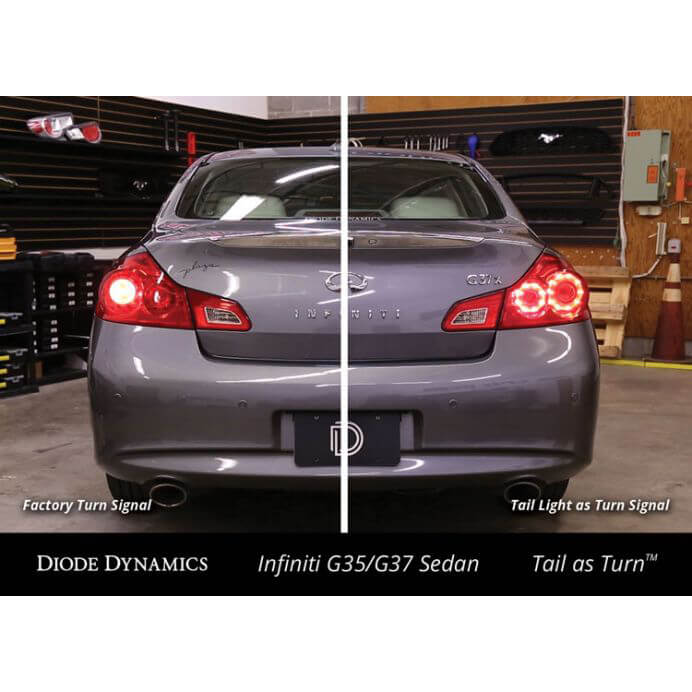 Diode Dynamics Tail As Turn Kit, 2009-2014 Infiniti G37 Sedan - Angle 2