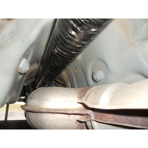 Driveshaft Shop Carbon Fiber 1-Piece Driveshaft, 2002-2007 WRX (Stock Trans & Diff) - Angle 4