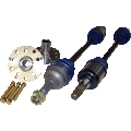 Driveshaft Shop Level 5 Rear Axles & Hub Kit (900HP, Pair/2), 2002-2007 WRX w/ R160 Diff