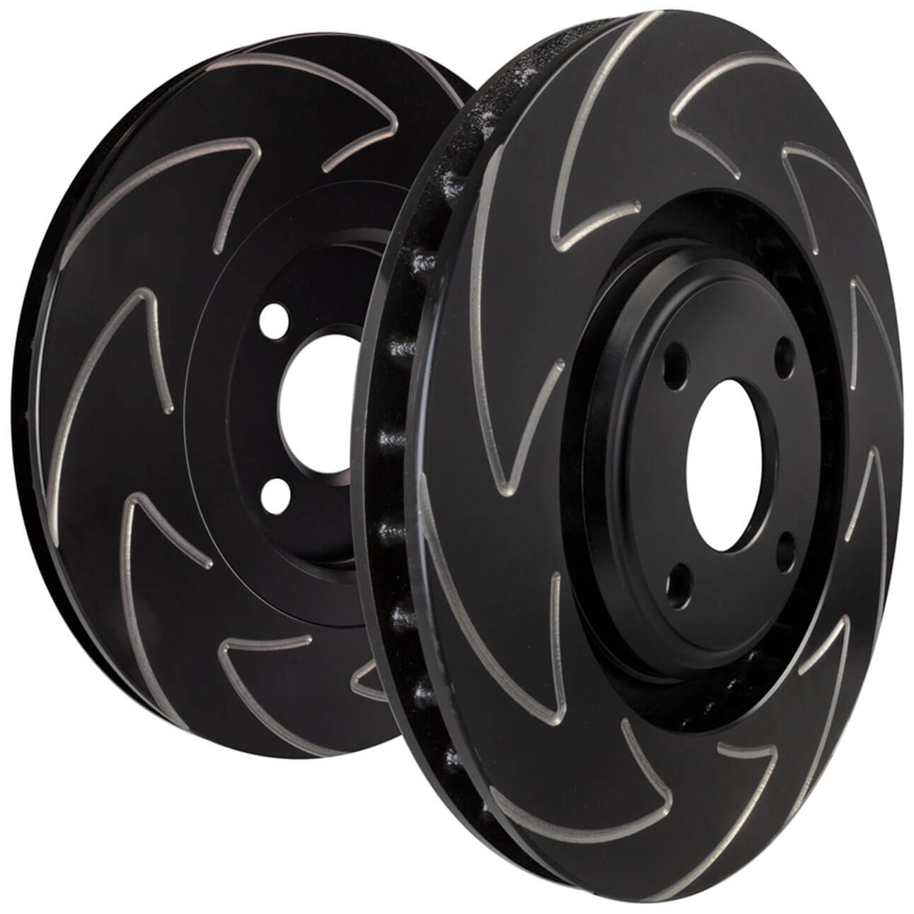 EBC BSD Rear Brake Rotors (V-Slotted, Pair/2), 2016-2018 Focus RS