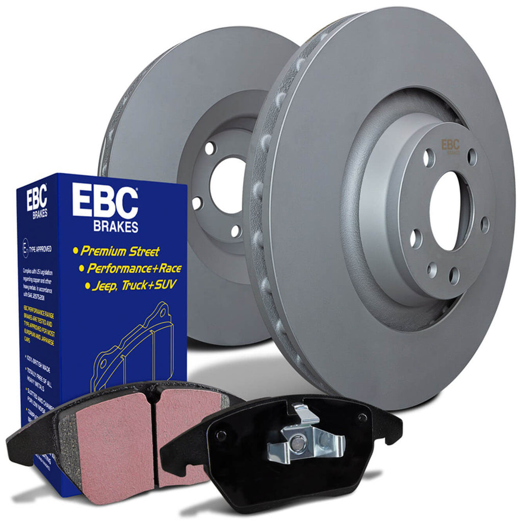 EBC Front Brake Kit w/ Ultimax Pads & RK Rotors, 2022-2025 WRX