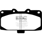 EBC GreenStuff Front Brake Pads, 2006-2007 WRX - Angle 3