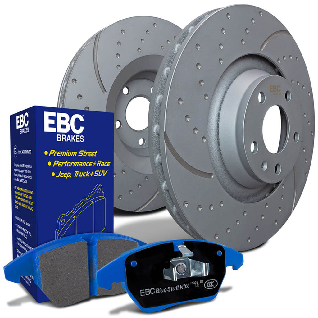 EBC Rear Brake Kit w/ Bluestuff Pads & GD Rotors, 2023-2024 Nissan Z Sport