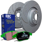 EBC Rear Brake Kit w/ Greenstuff Pads & GD Rotors, 2022-2025 WRX CVT